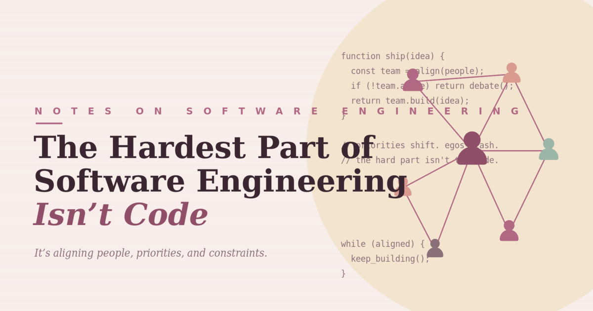 Writing Code Is Not the Hard Part