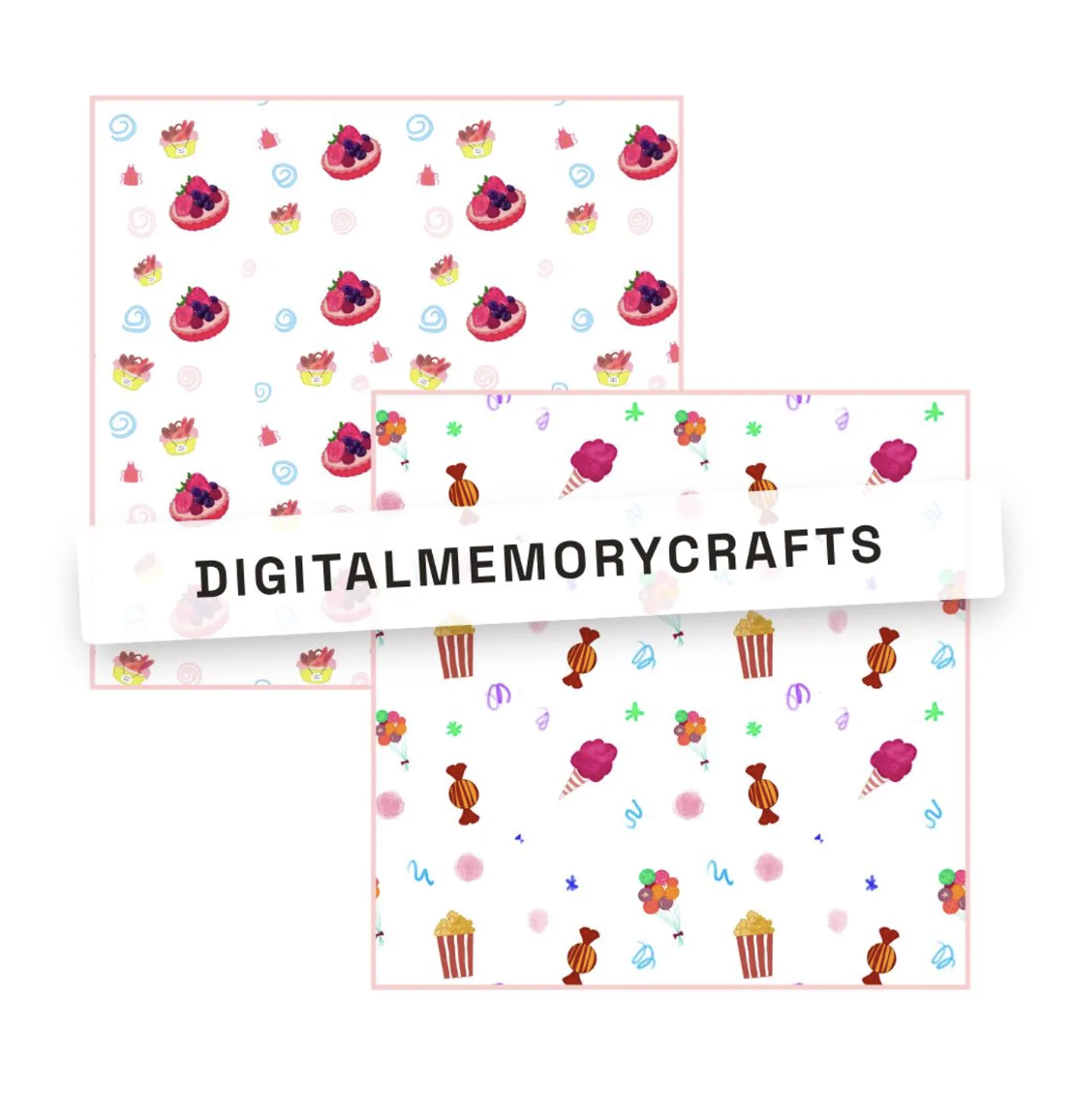 Candy & Bakery Seamless Pattern Bundle
